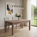 85" Brown Convertible Game And Dining Table