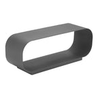 39" Charcoal Aluminum Outdoor Coffee Table