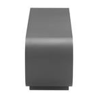 39" Charcoal Aluminum Outdoor Coffee Table