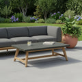48" Dark Gray Concrete Outdoor Coffee Table