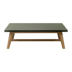 48" Dark Gray Concrete Outdoor Coffee Table