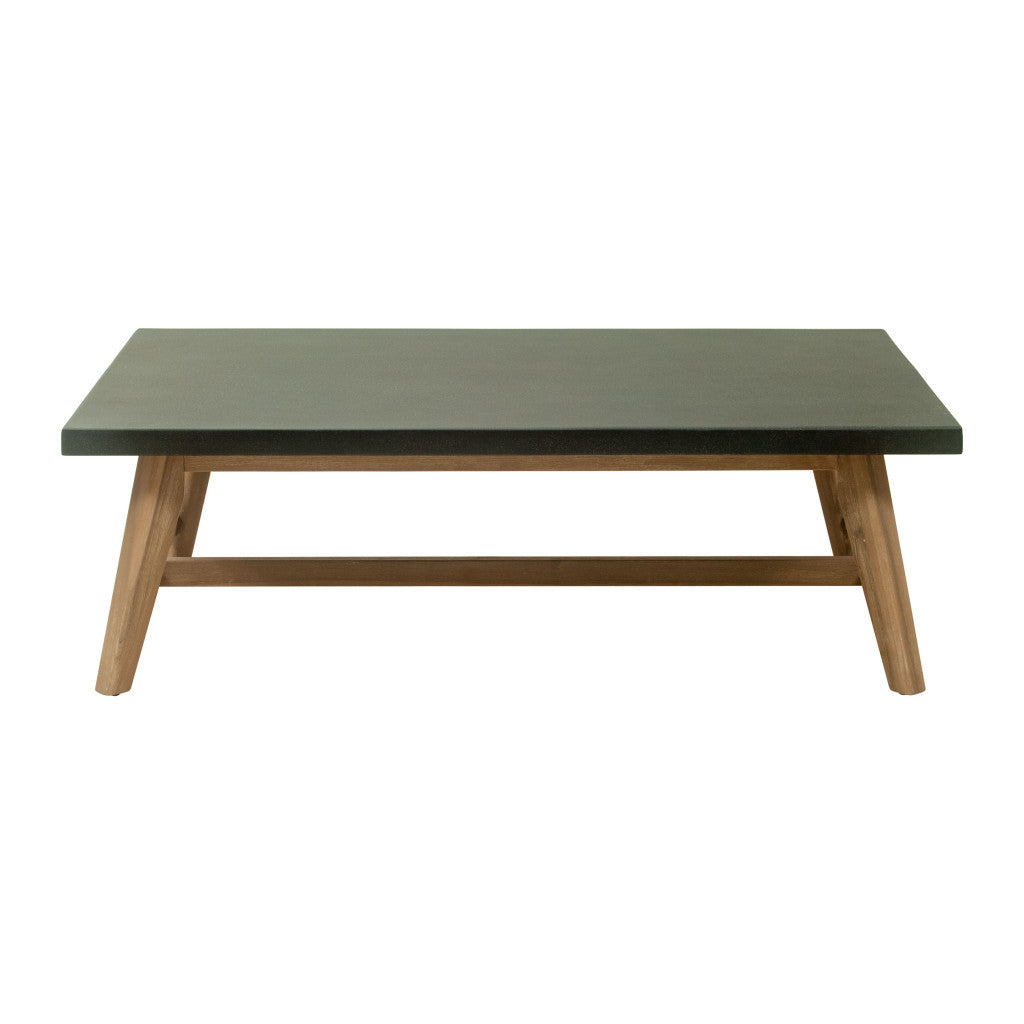 48" Dark Gray Concrete Outdoor Coffee Table