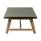 48" Dark Gray Concrete Outdoor Coffee Table