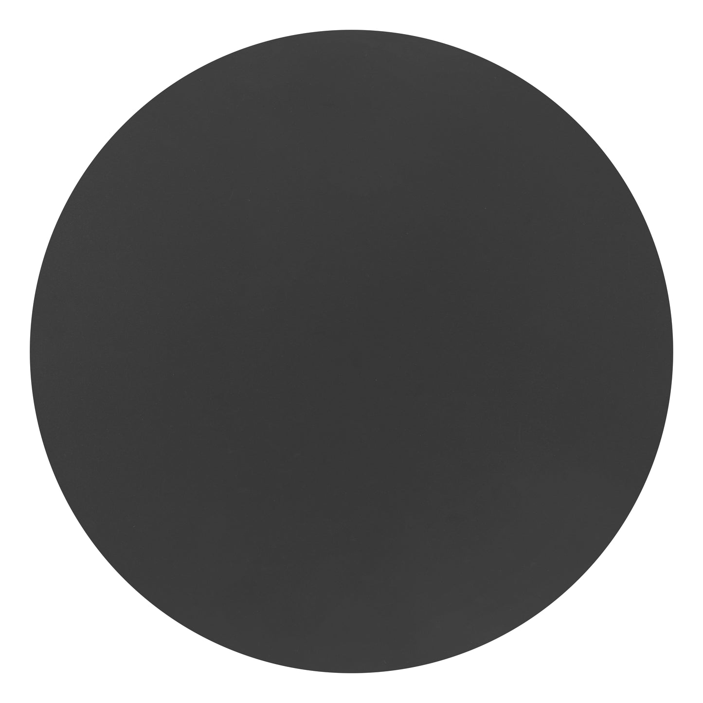 24" Black Aluminum Round End Table