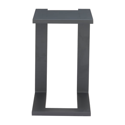 24" Black Aluminum End Table