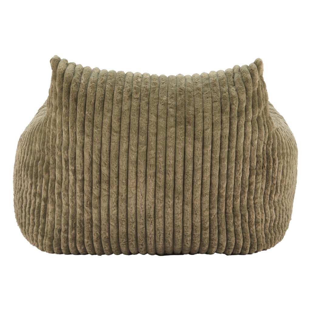 40" Green Upholstered Arm Chair