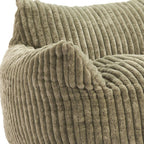 40" Green Upholstered Arm Chair