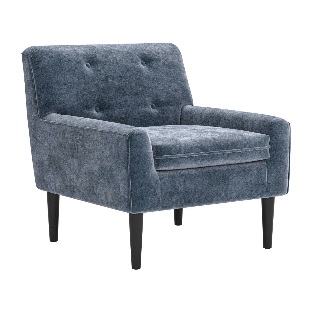 30" Gray Upholstered Arm Chair