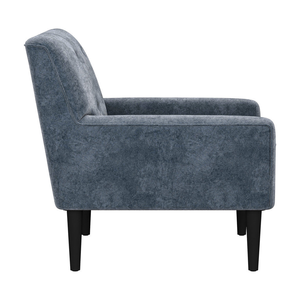 30" Gray Upholstered Arm Chair