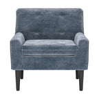 30" Gray Upholstered Arm Chair