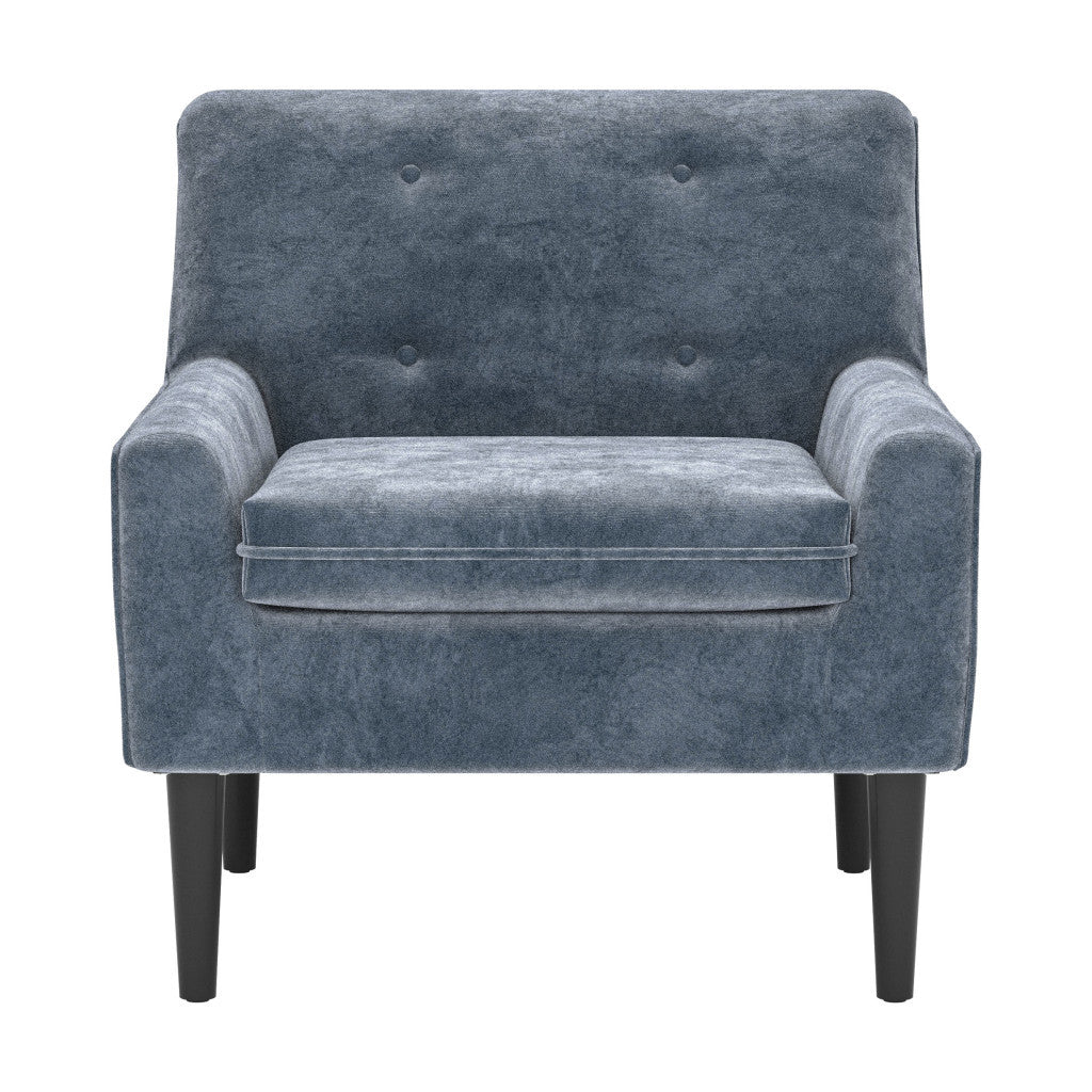 30" Gray Upholstered Arm Chair