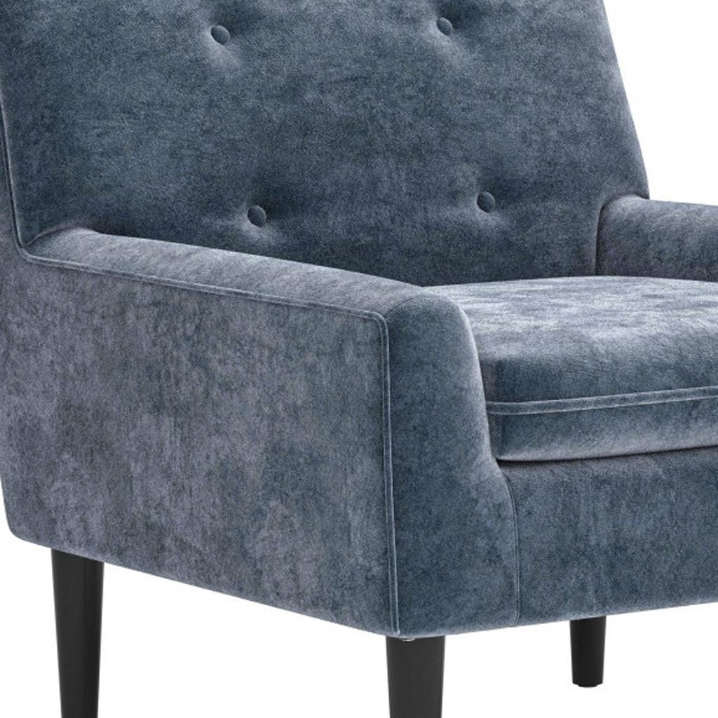 30" Gray Upholstered Arm Chair