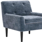 30" Gray Upholstered Arm Chair