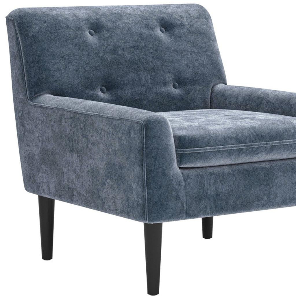 30" Gray Upholstered Arm Chair