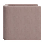 35" Taupe Upholstered Arm Chair