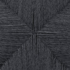 Set of Two 30" Black Rattan and Aluminum Low Back Bar Height Bar Chairs