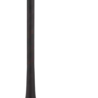 24" Black Wood and Steel Square Bar Table