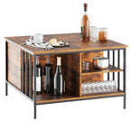 Farmhouse Lift Top Coffee Table With Storage Adjustable Height Living Room Table, Multifunctional Center For Family With Hidden Compartment & 3 Shelves110lbs Capacity, Easy To Clean