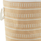 21" Pink Fabric Basket