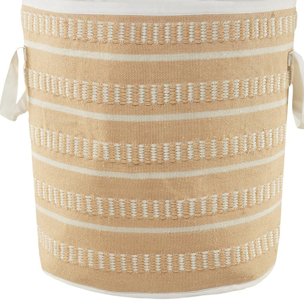 21" Pink Fabric Basket