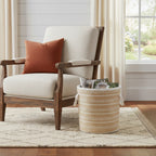 21" Pink Fabric Basket