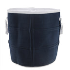 21" Blue Fabric Basket