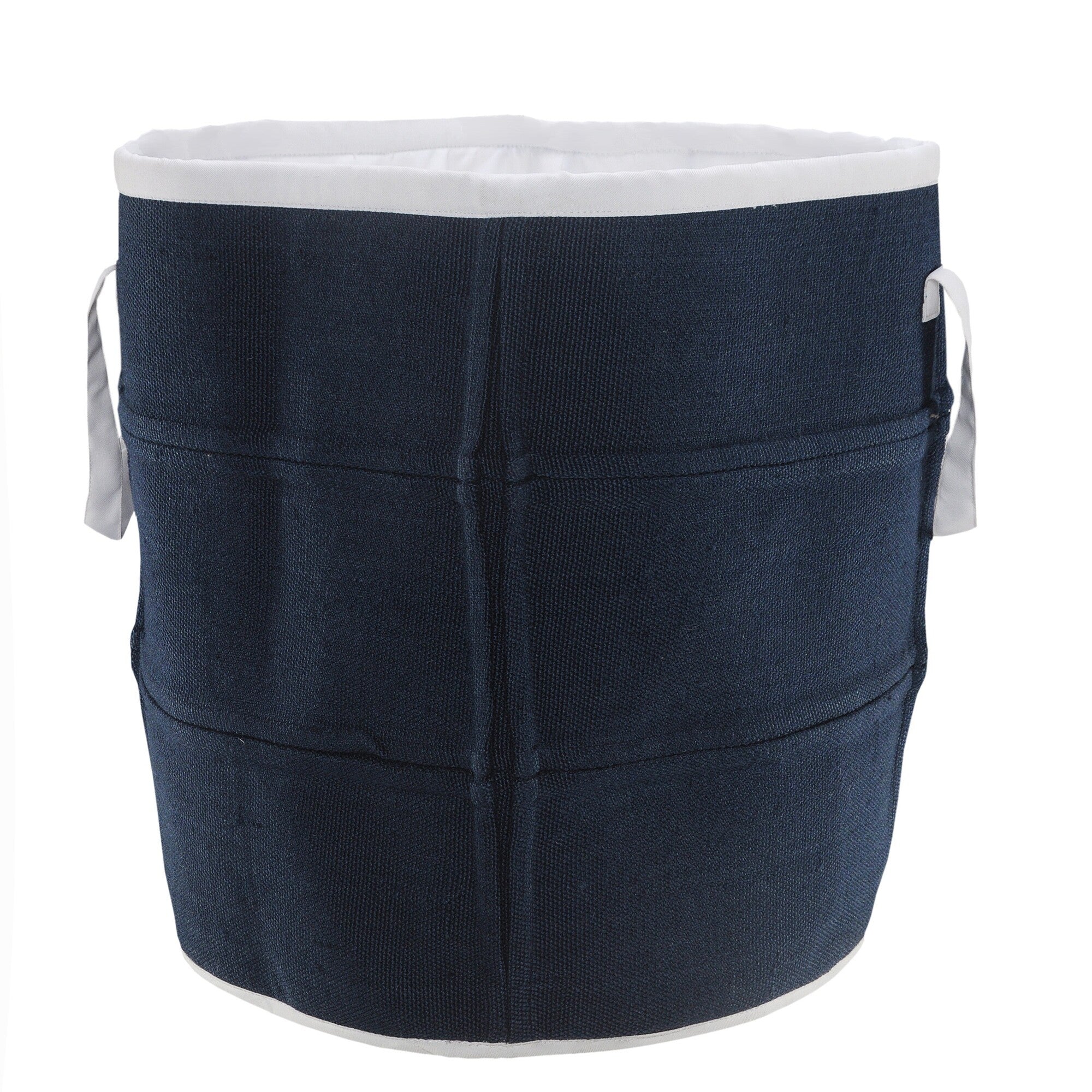 21" Blue Fabric Basket