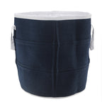 21" Blue Fabric Basket