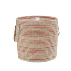 19" Pink Fabric Basket