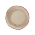 19" Pink Fabric Basket