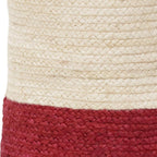 19" Ivory Jute Basket