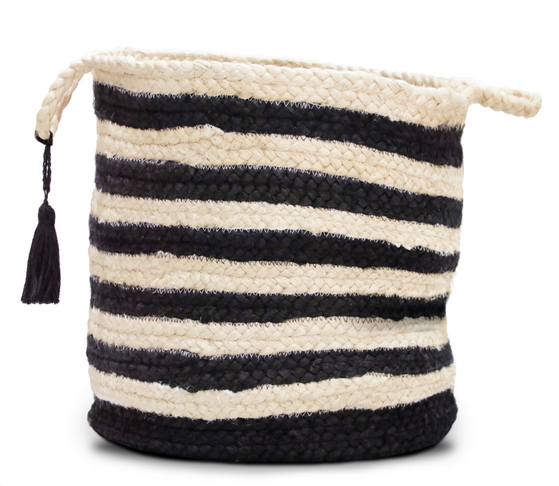 17" Ivory Jute Basket