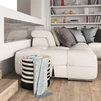 17" Ivory Jute Basket