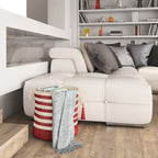 17" Ivory Jute Basket