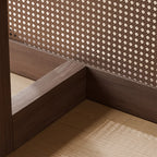 33" Brown Solid Wood Oval Bar Table