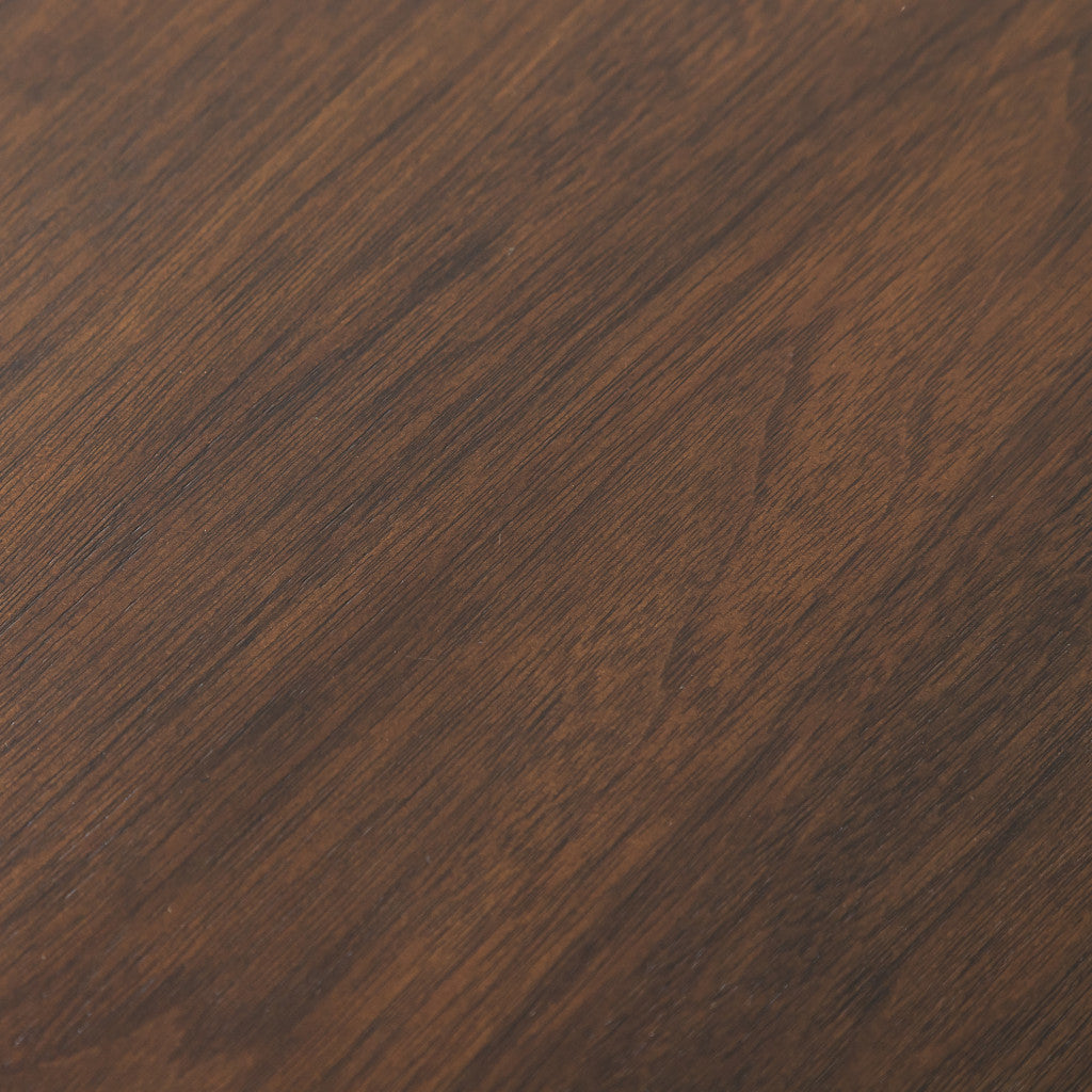 33" Brown Solid Wood Oval Bar Table