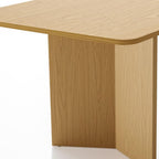 33" Yellow Solid Wood Rectangular Bar Table