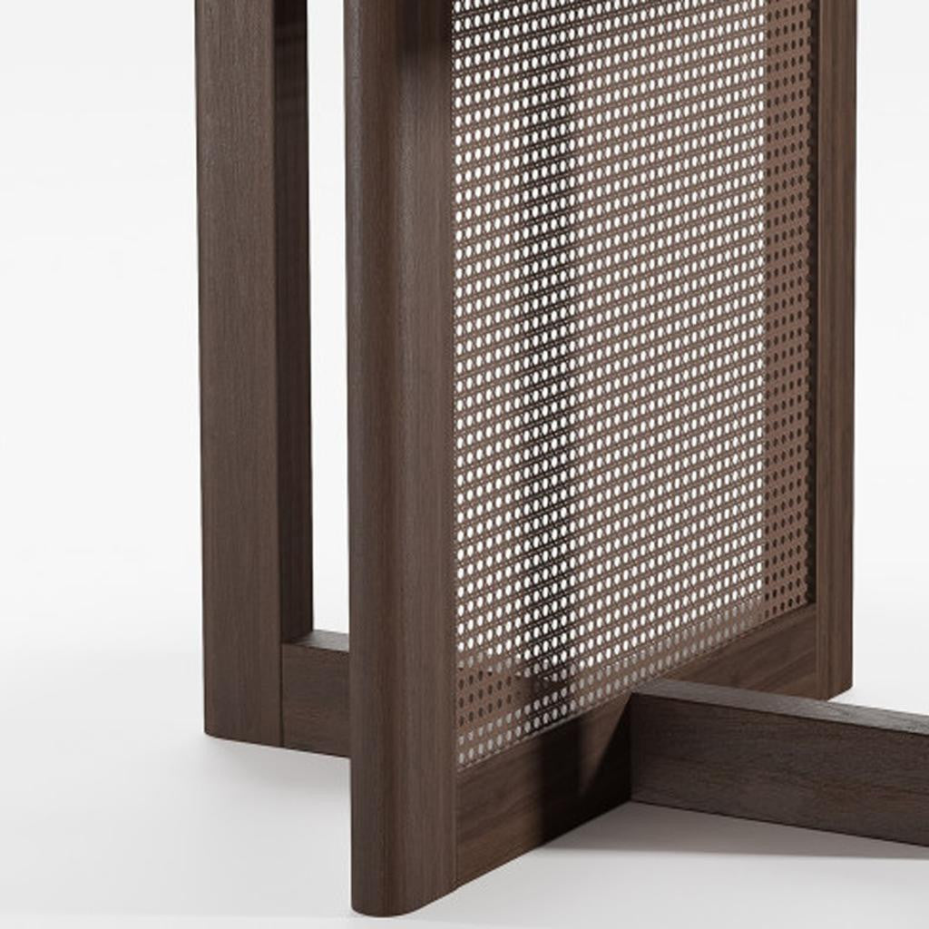 52" Brown Solid Wood Rounded Bar Table