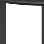 45" Yellow Solid Wood Rounded Bar Table