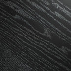 42" Black Solid Wood Rounded Bar Table