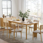 33" Yellow Solid Wood Rectangular Bar Table