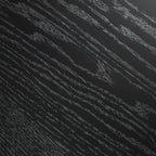 33" Black Solid Wood Oval Bar Table