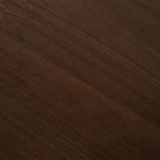 33" Brown Solid Wood Oval Bar Table