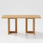 67" Unfinished Wood Square Bar Table