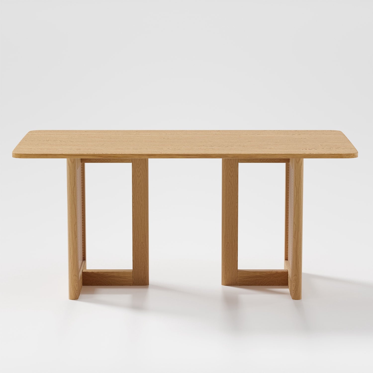 67" Unfinished Wood Square Bar Table