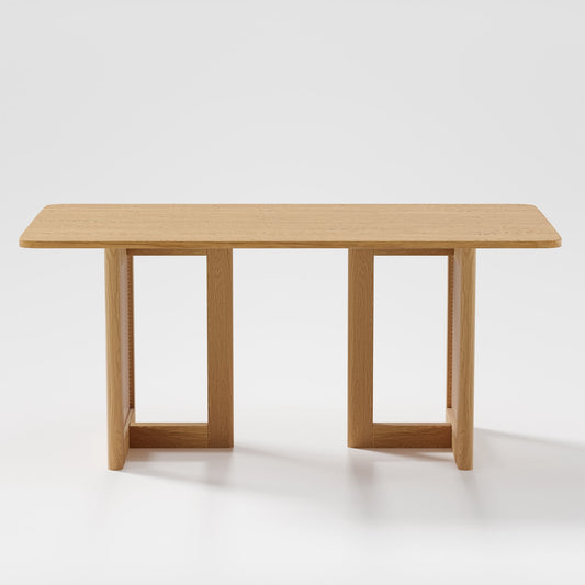 67" Unfinished Wood Square Bar Table