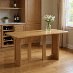 67" Unfinished Wood Square Bar Table