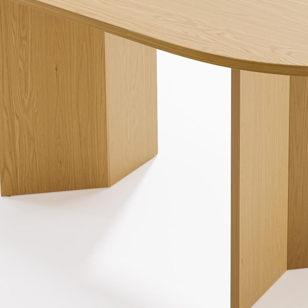 67" Unfinished Wood Oval Bar Table