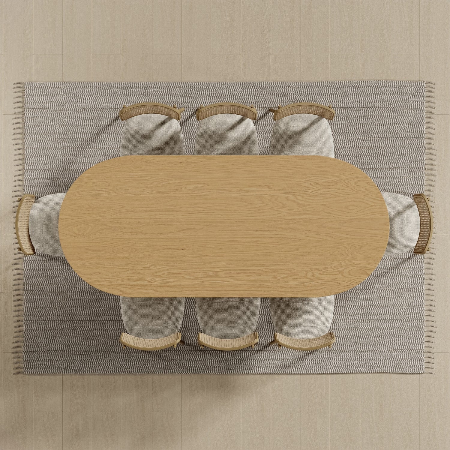 79" Unfinished Wood Oval Bar Table