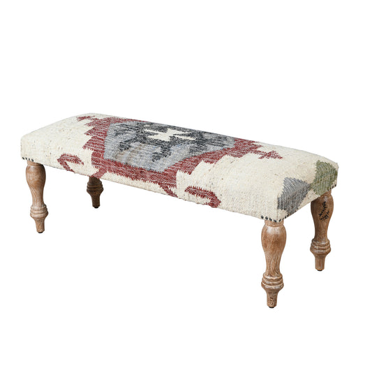 Beige Fabric and Solid Manufactured Wood Free Form Solid Furniture Set